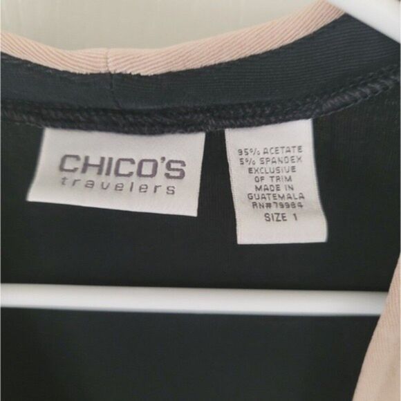 ~ Womens gold red and black Chico sweater - Picture 2 of 3